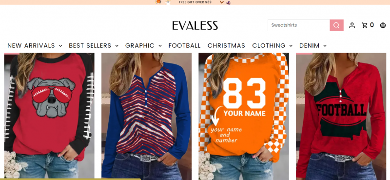 Evaless Sweatshirts